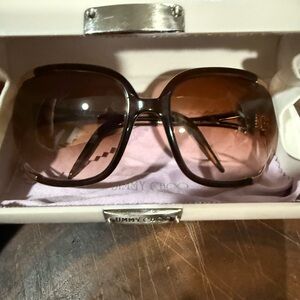 Jimmy Choo Gradient Brown Sunglasses